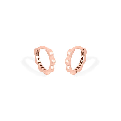 Rosy Flash Gold Hoops & Huggies Earrings for Women