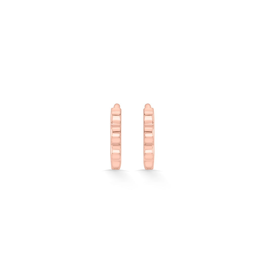 Rosy Flash Gold Hoops & Huggies Earrings for Women