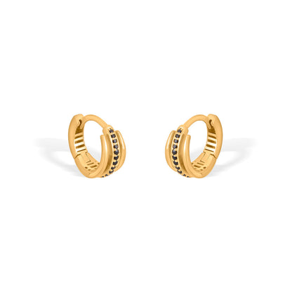 Nocturne Glow Gold Hoops & Huggies Earrings for Women