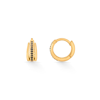 Nocturne Glow Gold Hoops & Huggies Earrings for Women