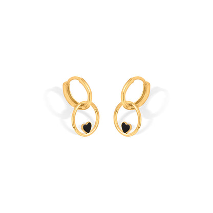 Galaxy Love Gold Hoops & Huggies Earrings for Women