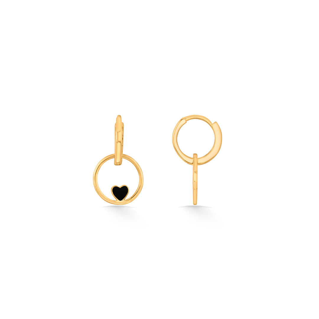 Galaxy Love Gold Hoops & Huggies Earrings for Women