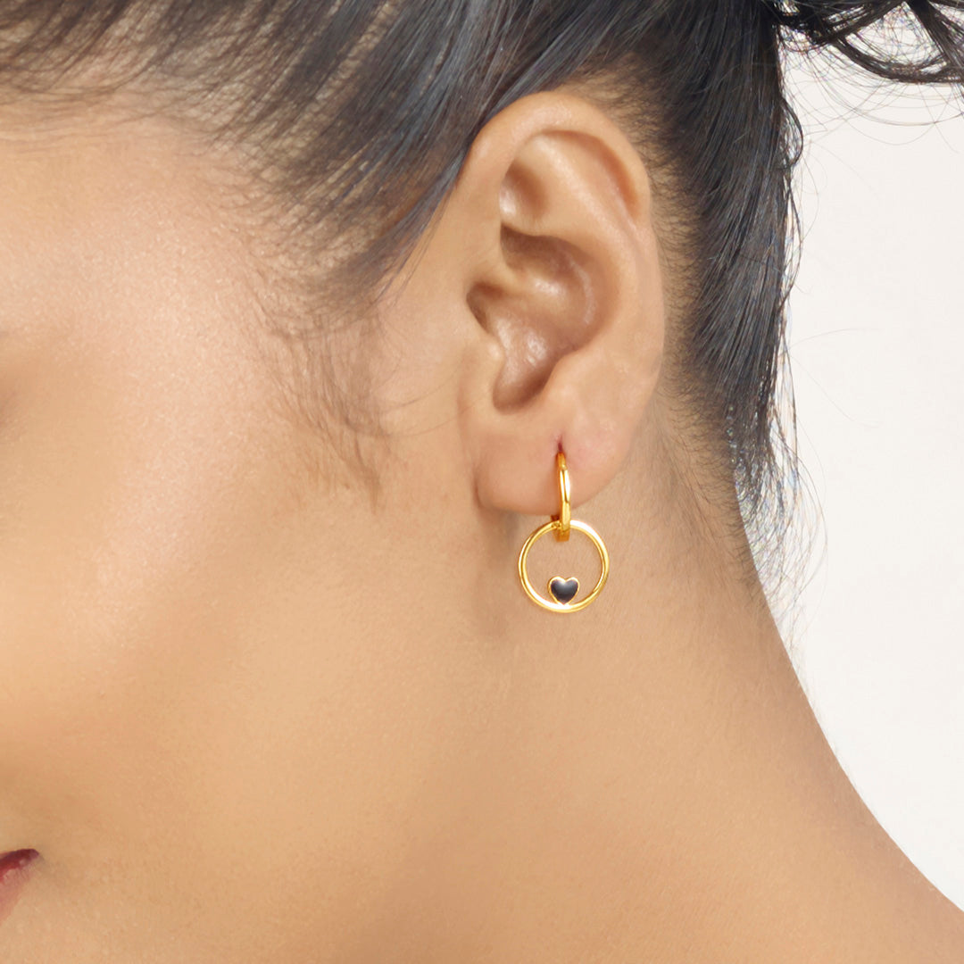 Galaxy Love Gold Hoops & Huggies Earrings for Women
