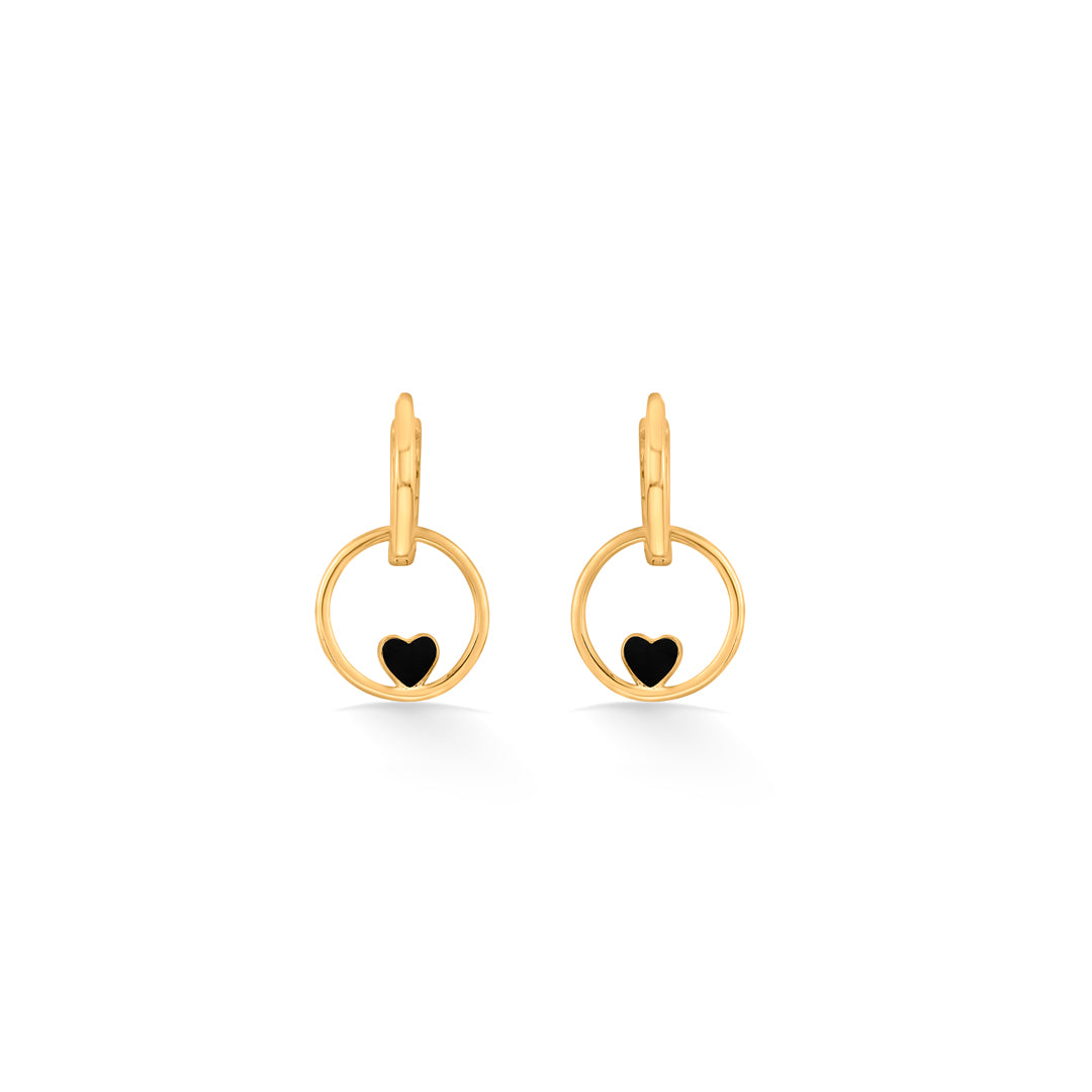 Galaxy Love Gold Hoops & Huggies Earrings for Women