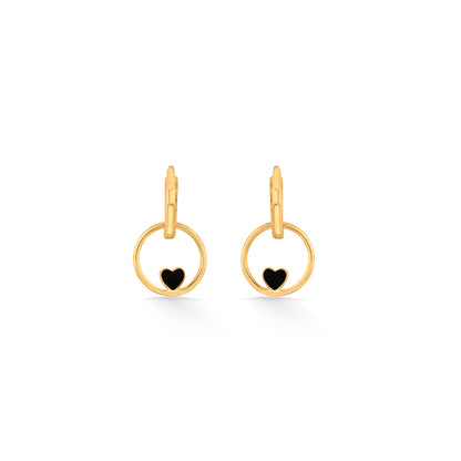 Galaxy Love Gold Hoops & Huggies Earrings for Women