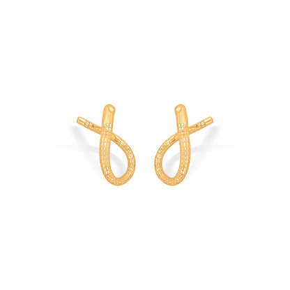 Flow Loop Gold Hoops & Huggies Earrings for Women