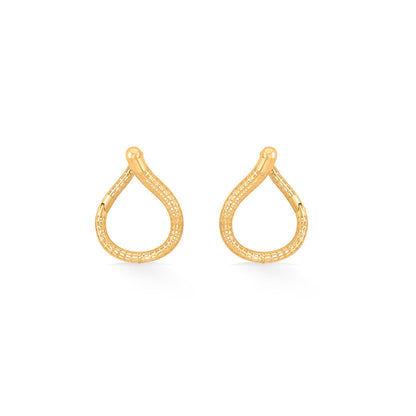 Flow Loop Gold Hoops & Huggies Earrings for Women