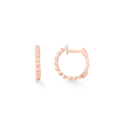 Texture Shine Gold Hoops & Huggies Earrings for Women
