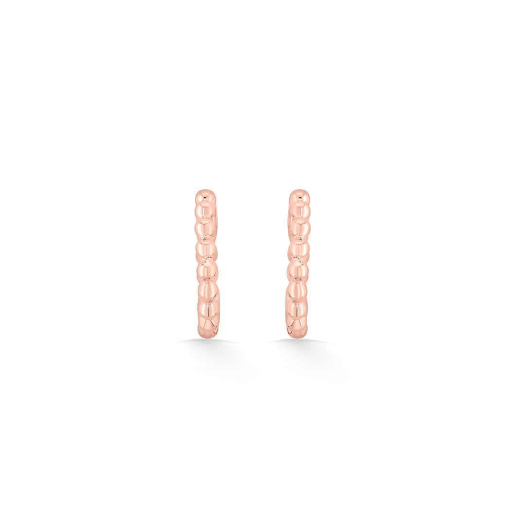 Texture Shine Gold Hoops & Huggies Earrings for Women