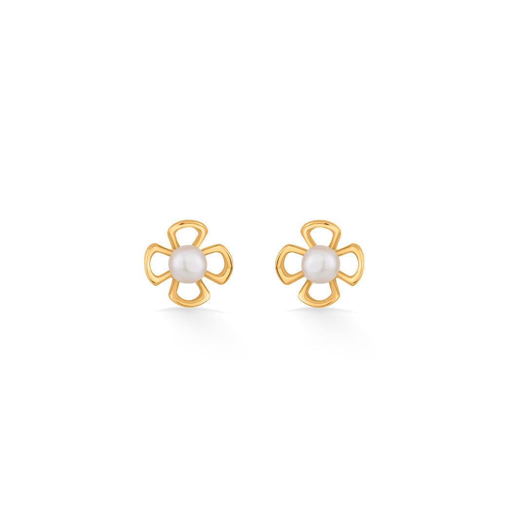 Bloom Bud Gold Kids Stud Earrings