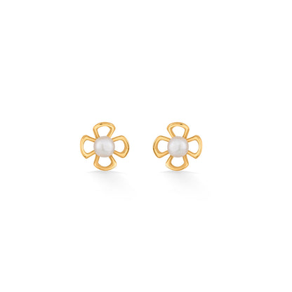 Bloom Bud Gold Kids Stud Earrings