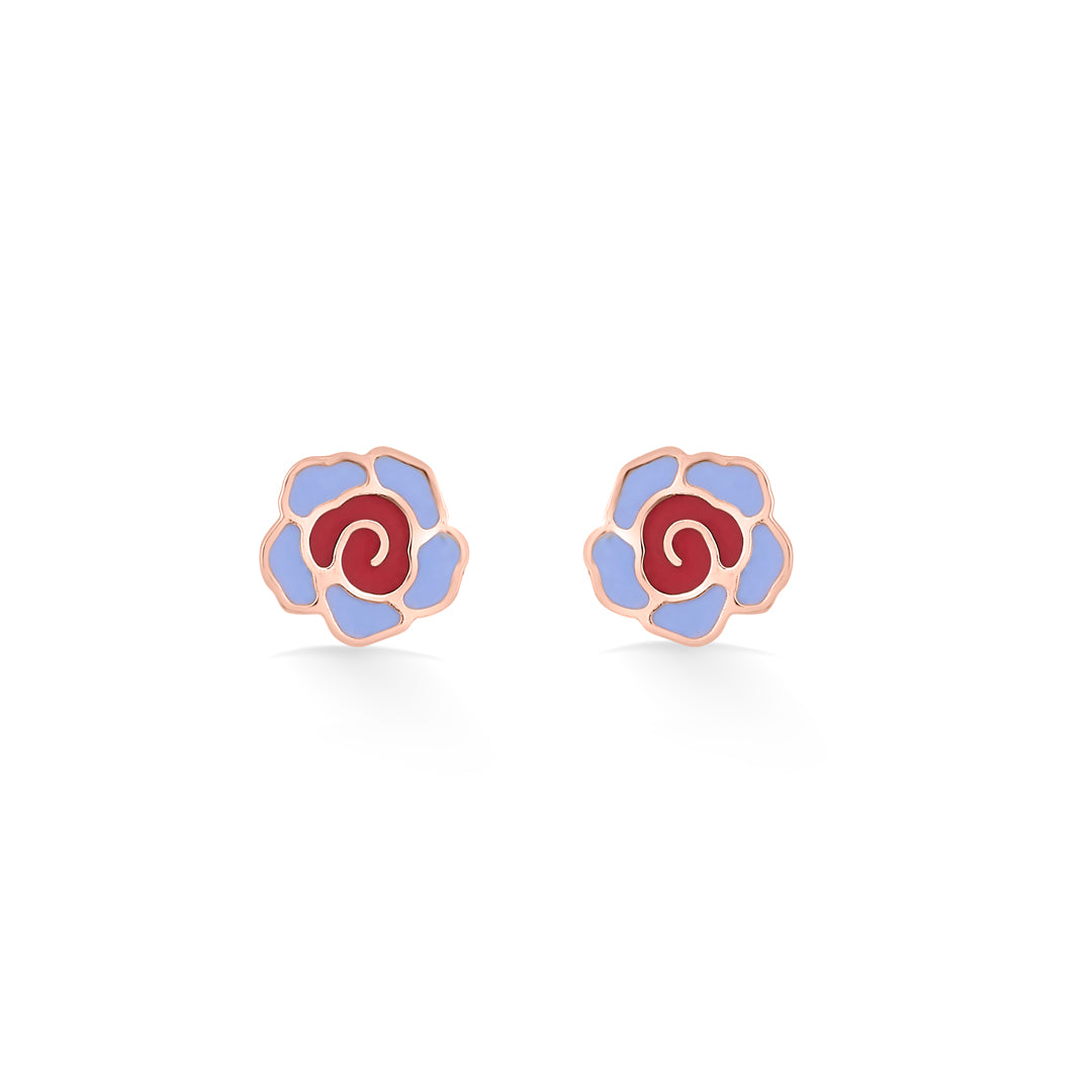 Little Blossom Gold Kids Stud Earrings