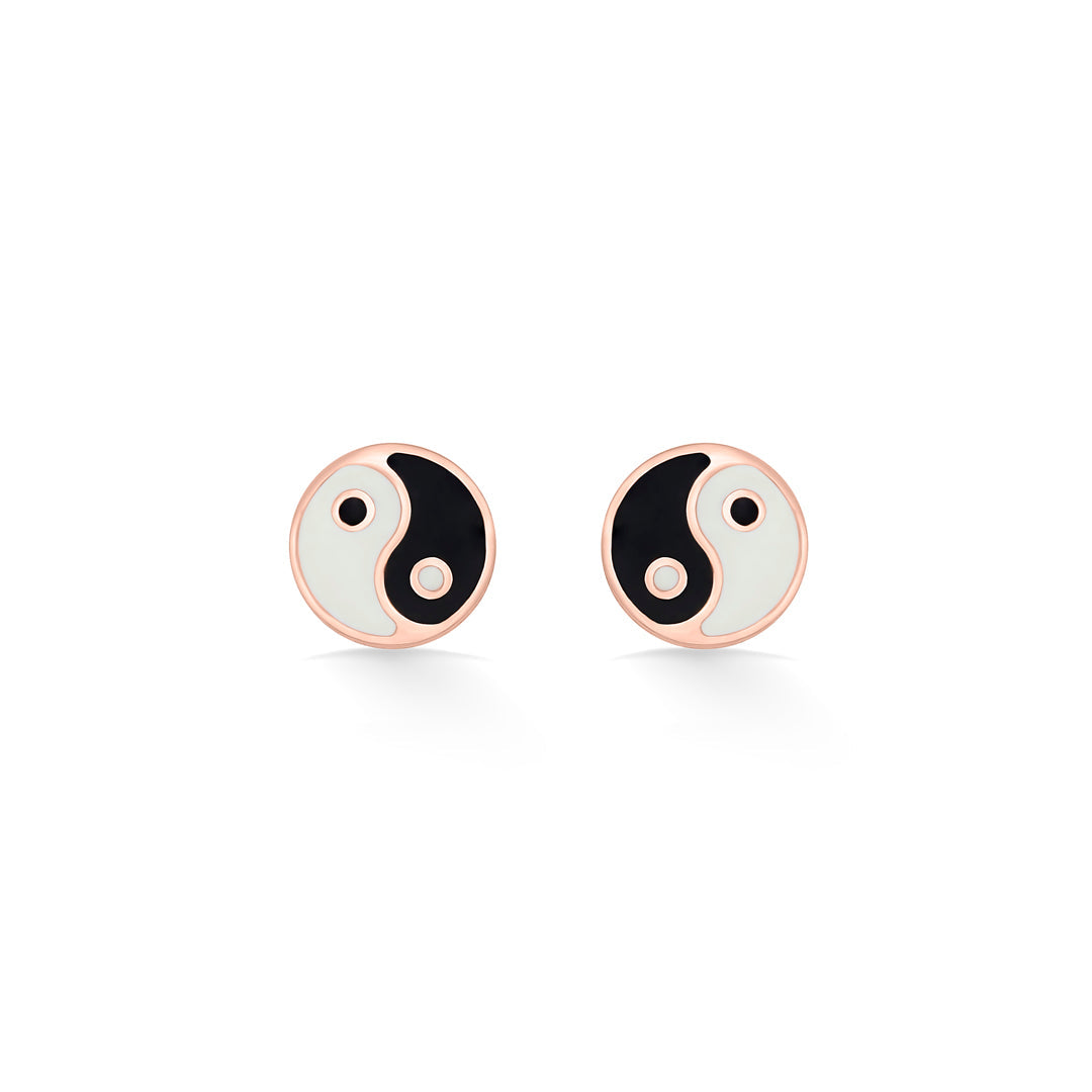 Harmony Symbol Gold Kids Stud Earrings