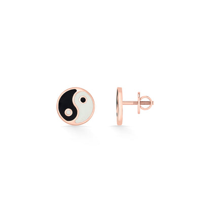 Harmony Symbol Gold Kids Stud Earrings
