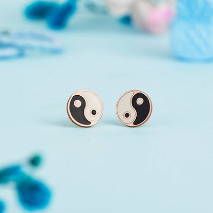 Harmony Symbol Gold Kids Stud Earrings