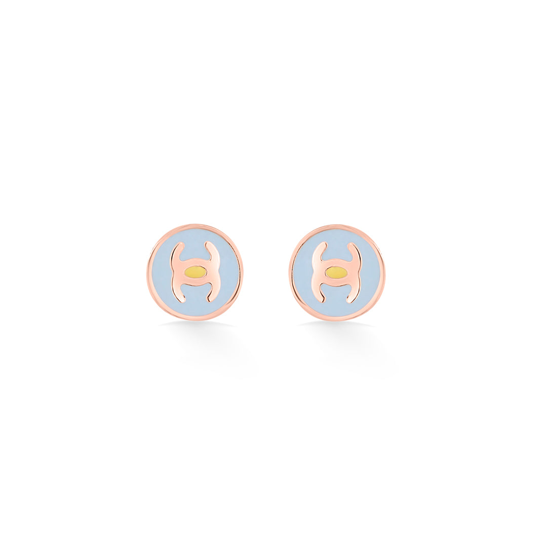 Lucky Charm Gold Kids Stud Earrings