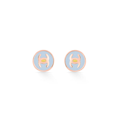 Lucky Charm Gold Kids Stud Earrings