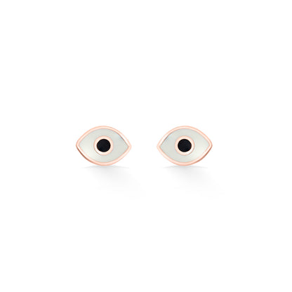 Sparkle Eyes Gold Kids Stud Earrings