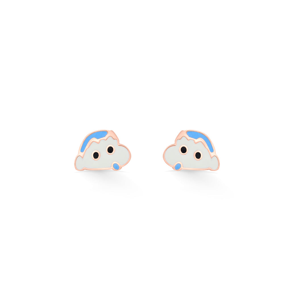 Little Rascal Gold Kids Stud Earrings