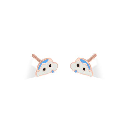 Little Rascal Gold Kids Stud Earrings