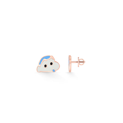 Little Rascal Gold Kids Stud Earrings
