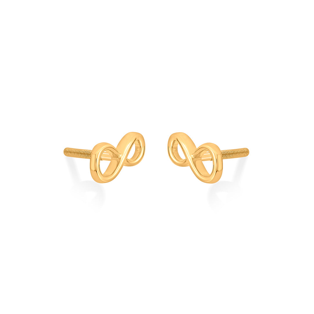 Endless Gold Gold Stud Earrings for Women