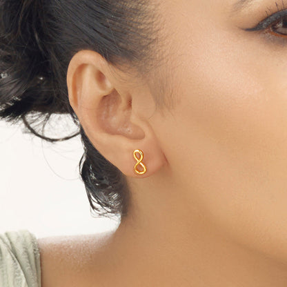 Endless Gold Gold Stud Earrings for Women