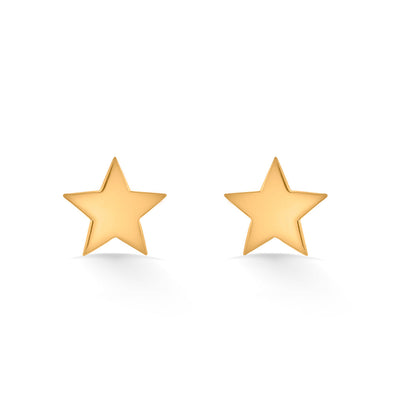 Vega Gleam Gold Stud Earrings for Women