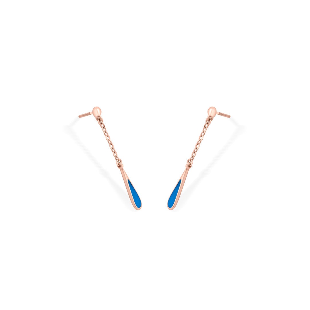 Celeste Cascade Gold Drops & Danglers Earrings for Women