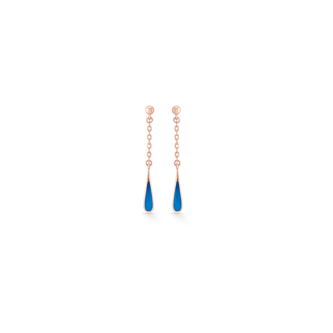 Celeste Cascade Gold Drops & Danglers Earrings for Women
