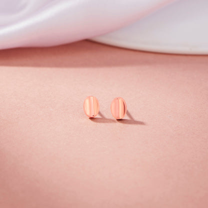 Linear Chic Gold Stud Earrings for Women