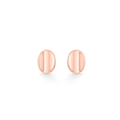 Linear Chic Gold Stud Earrings for Women