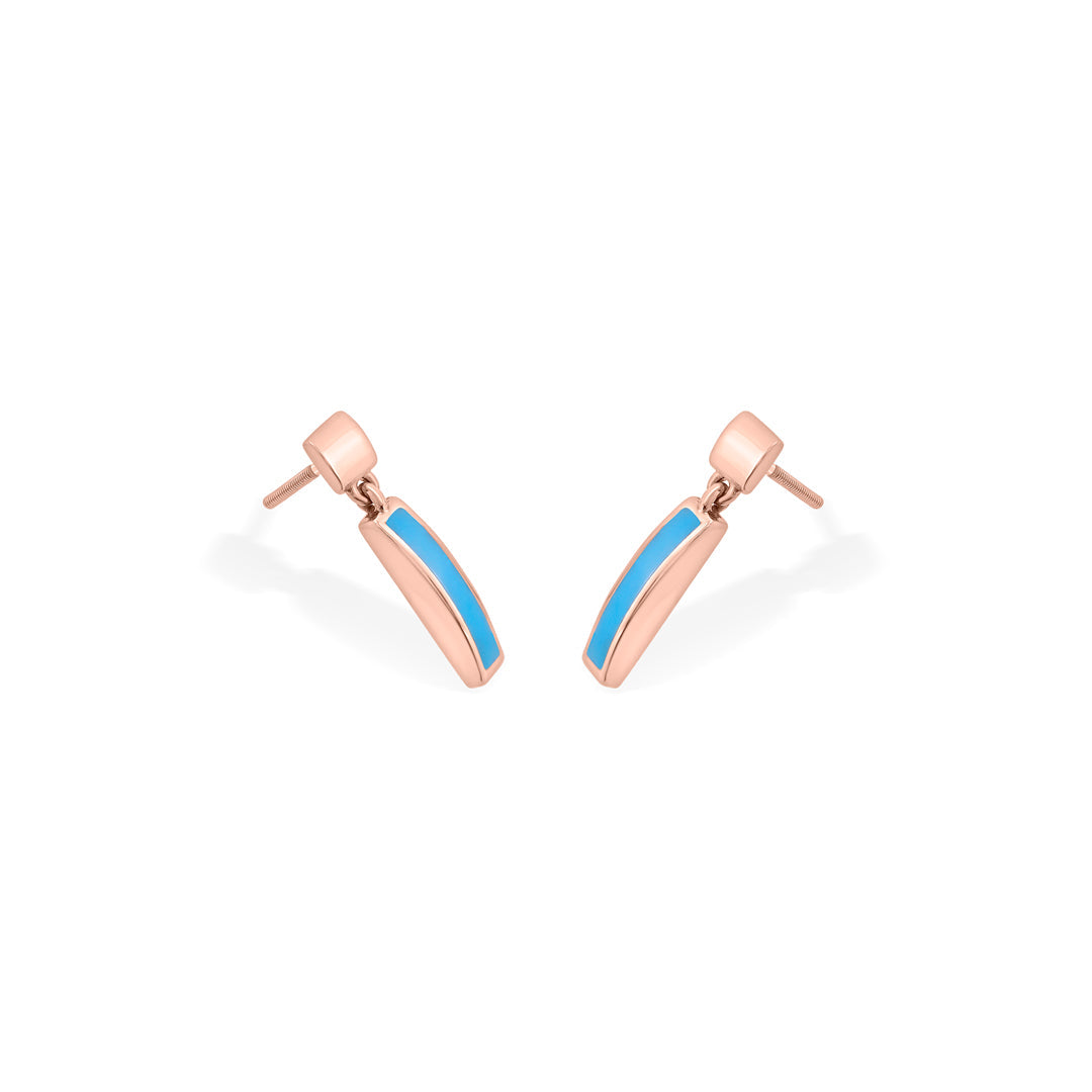 Sapphire Trail Gold Drops & Danglers Earrings for Women
