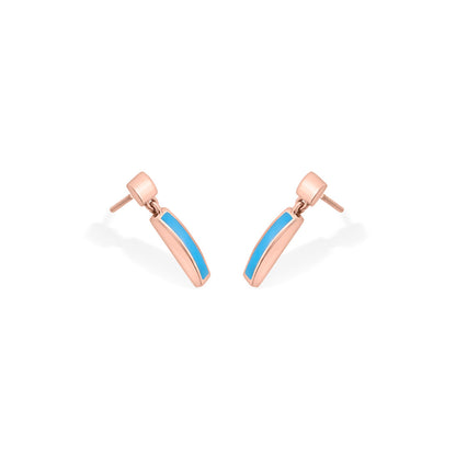 Sapphire Trail Gold Drops & Danglers Earrings for Women