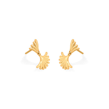 Solar Blossom Gold Drops & Danglers Earrings for Women