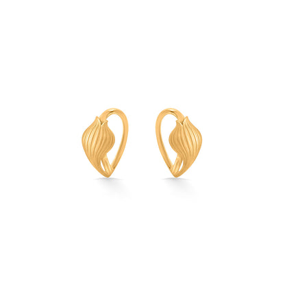 Golden Breeze Gold Stud Earrings for Women