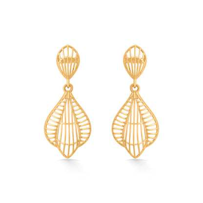 Geometric Lace Gold Drops & Danglers Earrings for Women