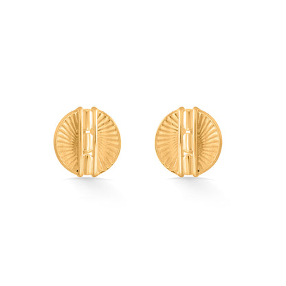 Gleam Core Gold Stud Earrings for Women
