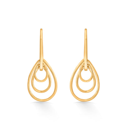 Dewfall Grace Gold Drops & Danglers Earrings for Women