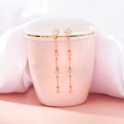 Pastel Geometry Gold Drops & Danglers Earrings for Women