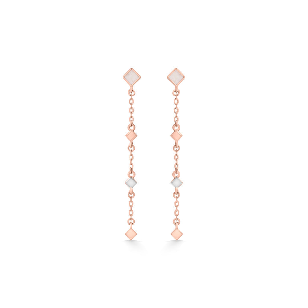 Pastel Geometry Gold Drops & Danglers Earrings for Women