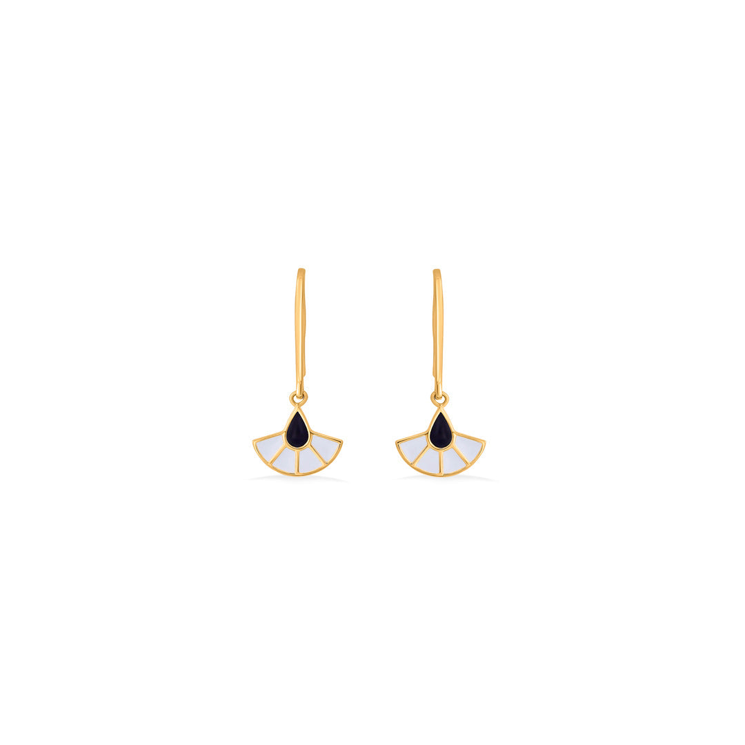 Kyoto Bloom Gold Drops & Danglers Earrings for Women