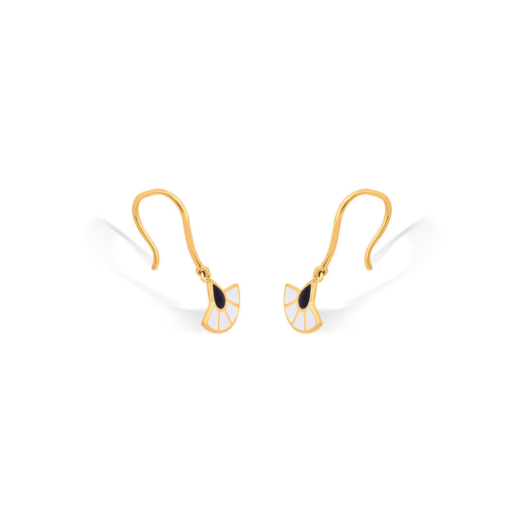 Kyoto Bloom Gold Drops & Danglers Earrings for Women