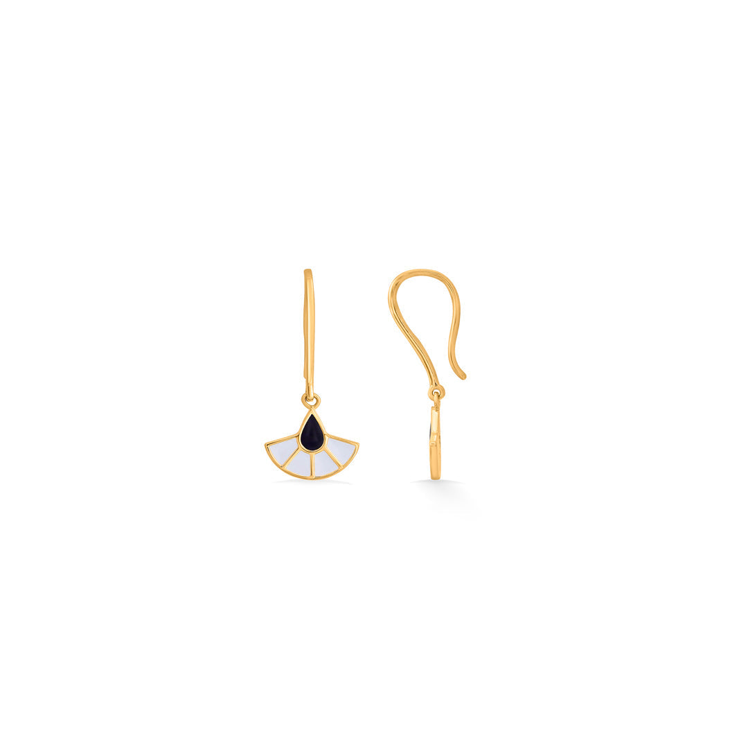Kyoto Bloom Gold Drops & Danglers Earrings for Women