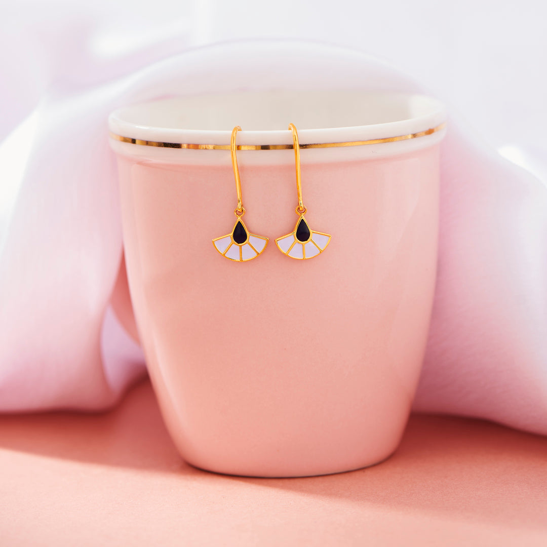 Kyoto Bloom Gold Drops & Danglers Earrings for Women