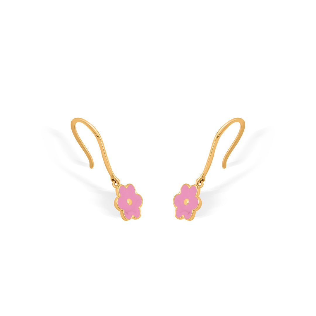 Daisy Delight Gold Drops & Danglers Earrings for Women
