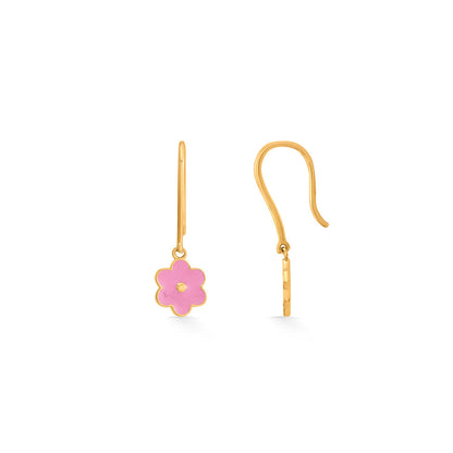 Daisy Delight Gold Drops & Danglers Earrings for Women