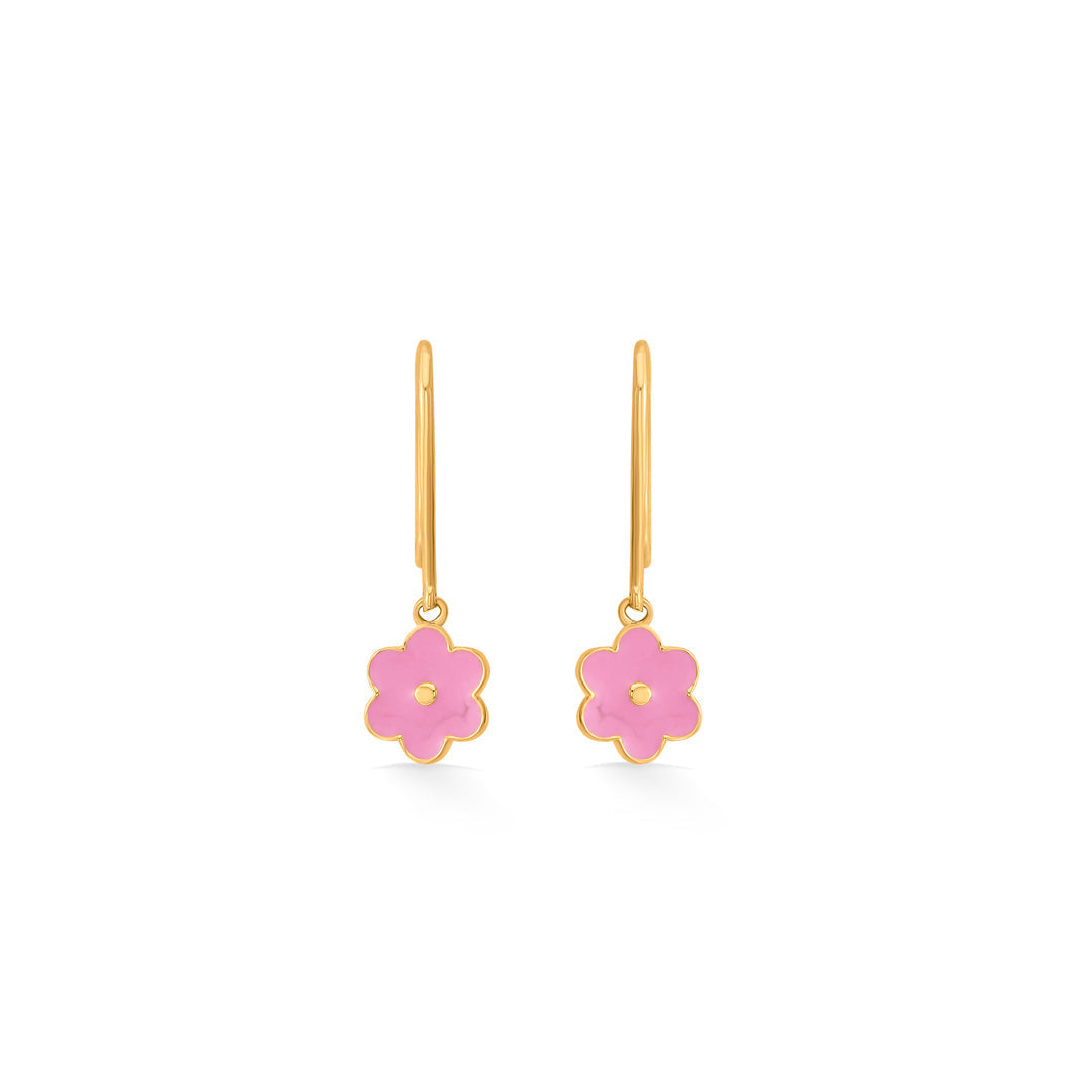 Daisy Delight Gold Drops & Danglers Earrings for Women