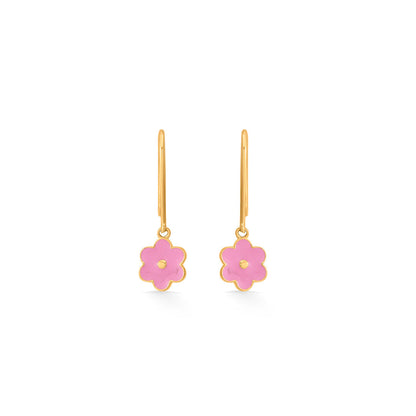 Daisy Delight Gold Drops & Danglers Earrings for Women