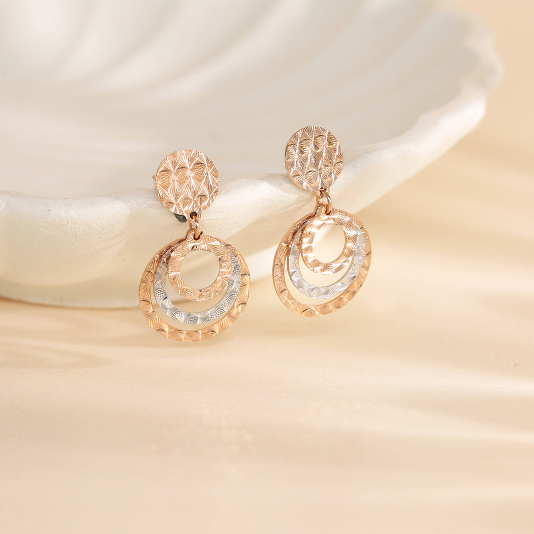 Orb Muse Gold Drops & Danglers Earrings for Women
